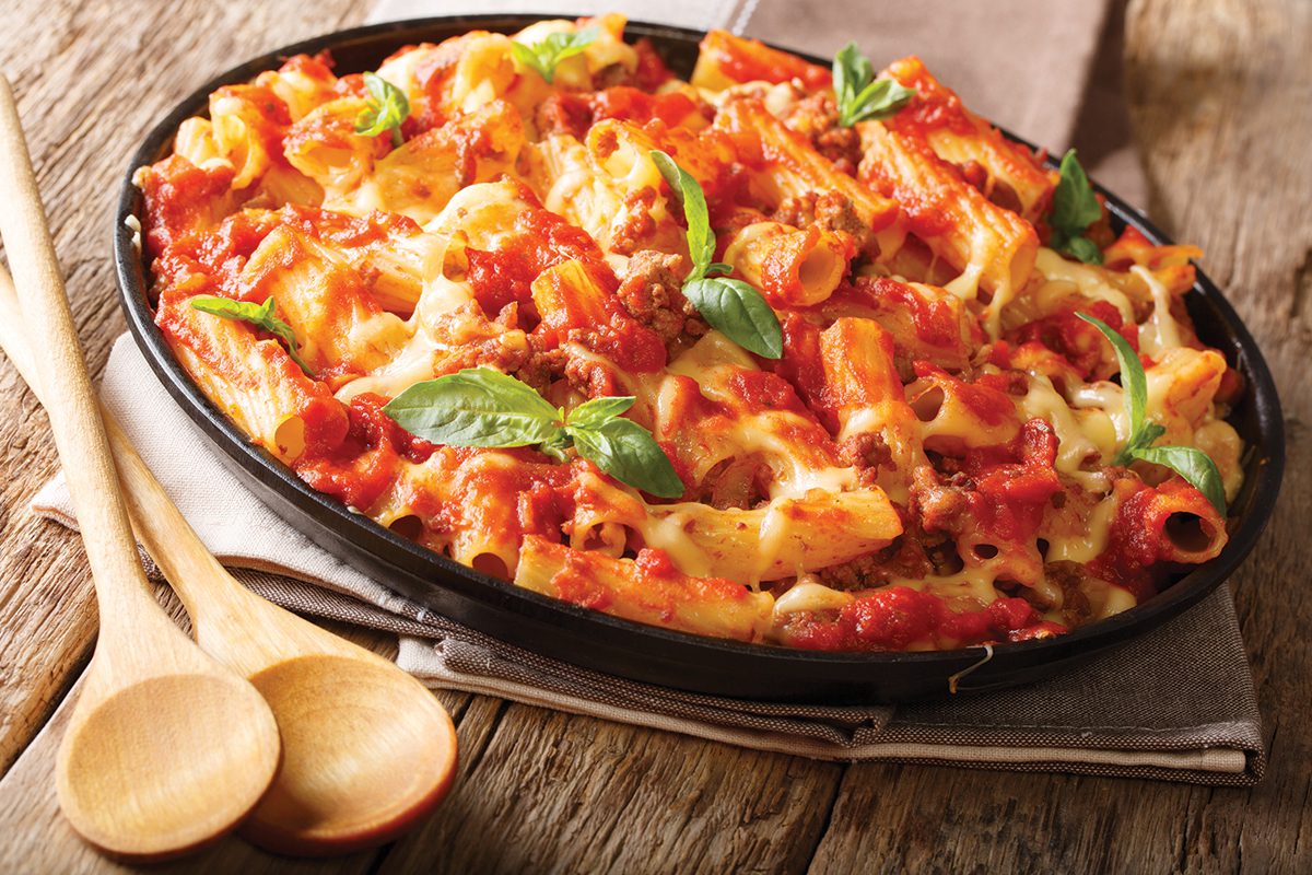 Baked Ziti with Sausage Tomato Sauce and Béchamel TheWineBuzz